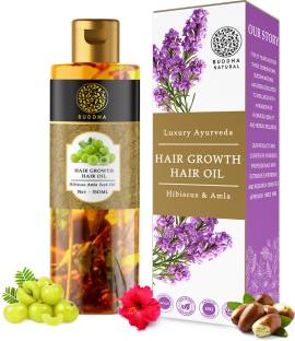 buddha natural Hair Regrowth Oil - (150 ml) For Hair Fall Control and Hair Growth Hair Oil