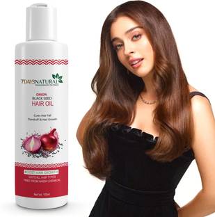 7days natural Onion Oil With Almond Blackseed for anti dandruff | hair fall | hair regrowth Hair Oil