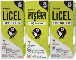 Licel Premium Herbal Oil Based Lice Nit Treatment Hair Oil