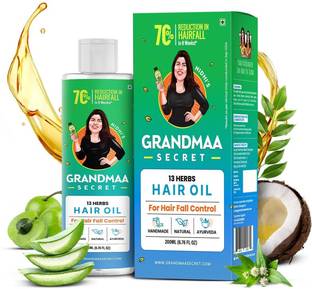 NIDHI'S GRANDMAA SECRET 13 Herbs Hair Oil for Hair Fall Control, Hair Growth & Hair Thinning  Hair Oil