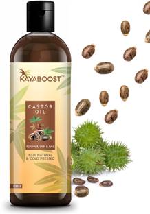 KAYABOOST Cold-Pressed 100% Pure Castor Oil Hair Oil
