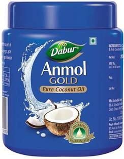 Dabur Anmol Gold 100% Pure Coconut Oil | Nariyal tel | Natural | Multipurpose Hair Oil