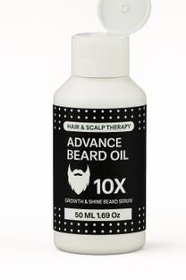 Manarya 100% Result Oriented 10X Advance Beard Growth Oil Pack of 1 Hair Oil