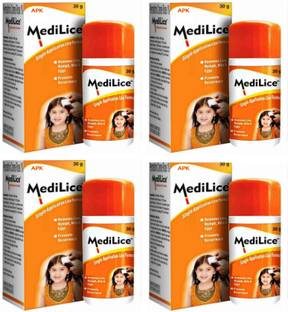 Medilice Anti lice hair wash oil 4 PC Hair Oil