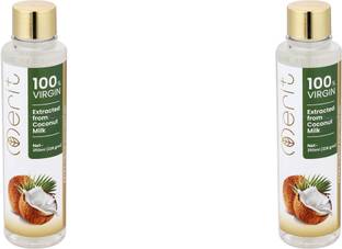 Merit VCO Extra Virgin Coconut Oil 250 ML Pack of 2 Pcs Hair Oil