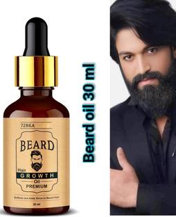 72BKA Beard Oil for Growing Beard Faster with Almond & Thyme, 100% natural p508 Hair Oil