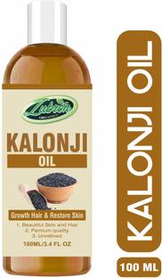 Zubron Organics Cold Pressed Kalonji Oil - Black Seed Oil - For Hair & Skin Hair Oil