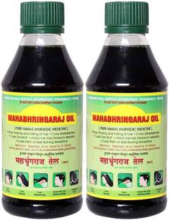 mahabhingraj Mahabhringaraj Ramakrishna Vidyut Ayurved Original Bhringraj Tel Hair Oil