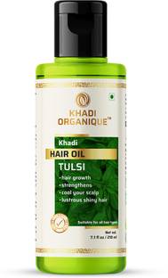 khadi ORGANIQUE Tulsi Hair Growth Oil 100 % Original Hair Oil