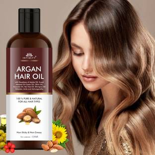 INTIMIFY Argan Hair Oil For Hair Regrowth & Hair Fall Control Oil, Promote Hair Growth Hair Oil
