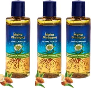 Mahabhringraj MAHABHRINGRAJOIL On & On Hair Oil Pack of 3 (200 ML Each) Hair Oil