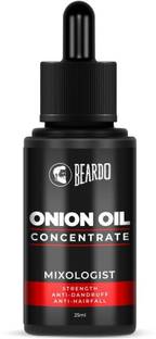 BEARDO Onion Oil Concentrate for Hair growth, beard Growth and Hair Fall Control (25 ml) | Natural | Non-sticky, Non-greasy | Controls Hairfall, Promotes Hair Growth Hair Oil