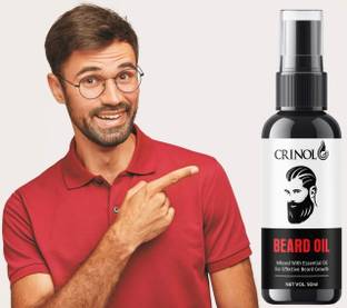 crinol Beard Oil For Beard Hair Growth and Moustache for Men Hair Oil (50 ml) Hair Oil