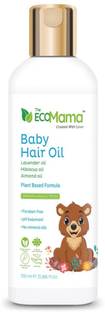 The Eco Mama 100% Natural Baby Hair Oil for Softer & Smoother Hair Oil