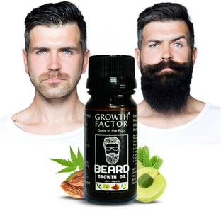 GROWTH FACTOR- GOES TO THE ROOT GROWTH FACTOR Beard Growth Oil 30ml for Men/Fast Natural Beard Hair Growth Hair Oil