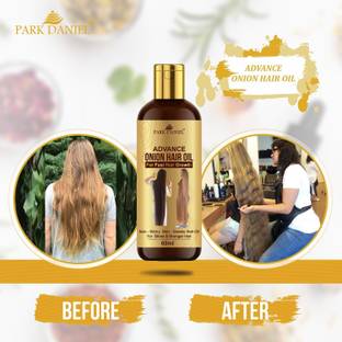 PARK DANIEL Advance Onion Hair Oil |For Reduces hairfall |for faster hair growth & complete nourishment suits all Hair types Hair Oil For Regrowth 60ml Hair Oil