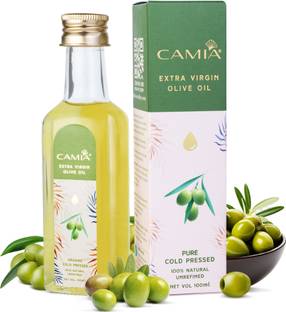 CAMIA EXTRA VIRGIN OLIVE OIL|ORGANIC|COLD PRESSED|100% PURE NATURAL|UNREFINED 100ML Hair Oil
