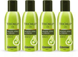 TRICHUP Healthy Long and Strong Hair Oil, 100ml (Pack of 4) Hair Oil