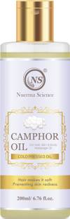 Nuerma Science Camphor (Kapoor ) Oil (Unrefined Cold Pressed) For Skin & Hair Hair Oil