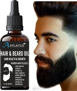 Afflatus 100% Natural Beard Growth Oil - No SLS, No Paraben Hair Oil