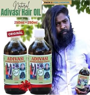 Adivasi Herbal Hair oil. PRTB Natural 108 Jadibutti mix Hair Oil