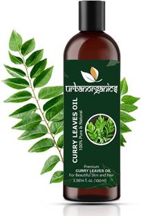 URBANORGANICS Curry Leaves Oil - Improves Hair Growth, Repairs damaged roots Hair Oil