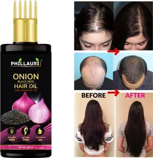 Phillauri Black Seed Onion - WITH COMB APPLICATOR  Hair Oil