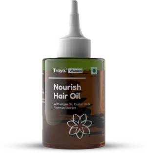 Traya Nourish Hair Oil | For Moisture & Nourishment | With Rosemary & Argan Oil Hair Oil