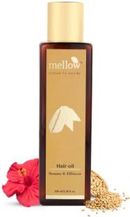 mellow Sesame & Hibiscus Hair Oil with Amla, Shikakai and Bhringraj Hair Oil