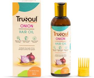 Trusoul Onion Hair Oil | Suitable For All Hair Types (200 ml x Pack of 1) Hair Oil