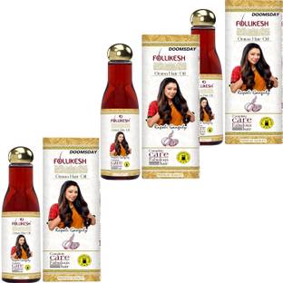 DOOMSDAY ONION HAIR OIL FOR NATURAL HAIR GROWTH PACK OF - 3 Hair Oil