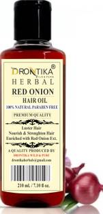 drontika Red Onion Oil For Hair Growth Anti Hair Fall Hair Oil