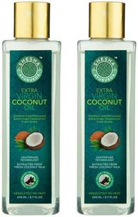 shesha ayurveda Cold Processed Extra Coconut Oil From KeralaHair oil long or healthy Hair 200 ml Hair Oil