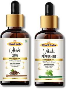 Utkrisht Khadi Clove & Peppermint Hair Oil – Refresh Scalp & Control Dandruff Hair Oil