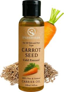 Sparshveda Carrot Seed Oil for Skin & Hair | Nourishes Skin, Promotes Healthy Hair Hair Oil