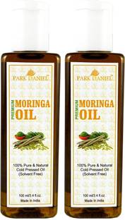 PARK DANIEL Premium Moringa oil combo of 2 bottles of 100 ml (200 ml) Hair Oil