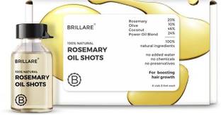 BRILLARE Rosemary Oil Shots For Rapid Hair Growth - 48ml Hair Oil