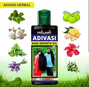Adivasi Original Herbal Hair Growth Hair Fall Oil With Dandruff Free 3 Month Course Hair Oil