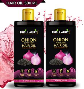 Phillauri Onion Hair Oil With Black Seed Oil Hair Oil