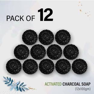 BadaHair ACTIVATED CHARCOAL Natural Hand Made Soap 12 x 100 g Hair Oil