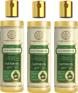 KHADI NATURAL Cold Pressed Castor Oil for Healthy Hair Oil