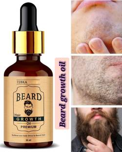72BKA beard hair oil for men fast growth soft Strengthening jojoba, coconut oil 3 Hair Oil