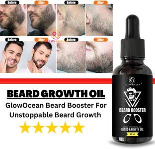 glowocean Beard Booster - For Unstoppable Beard Growth Hair Oil