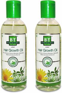 Boericke & Tafel Hair Growth oil for long & shining Hair - 200 ML (Pack of 2) Hair Oil