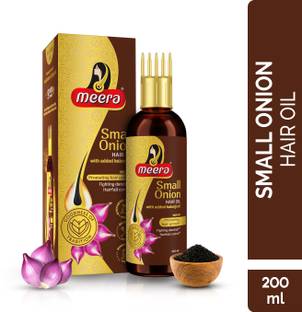 Meera Onion Hair Oil For Hair Growth,With Small Onion, 9 Herb Extract & Kalonji Oil Hair Oil
