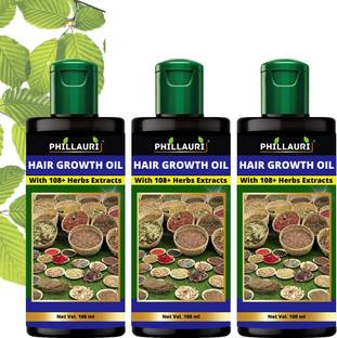 Phillauri Herbal Premium quality hair oil for hair Regrowth (Pack of 3) Hair Oil