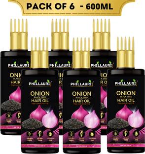 Phillauri Black Seed Onion Hair Oil - WITH COMB APPLICATOR Regrowth Hair Hair Oil