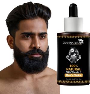 7days natural Thick, Full, & Healthy The Ultimate Beard Growth Oil for Faster Growth Hair Oil