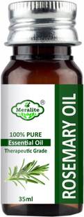 Meralite Rosemary Essential Oil therapeutic grade for Joints, Massage Hair Oil