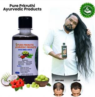 PURE PRKRUTHI AYURVEDIC PRODUCTS adivsi hair oil 250ml Hair Oil